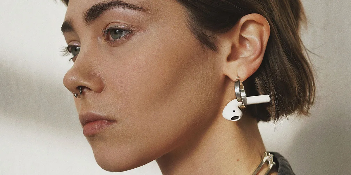 Wear AirPods With Diath Tragus Piercing
